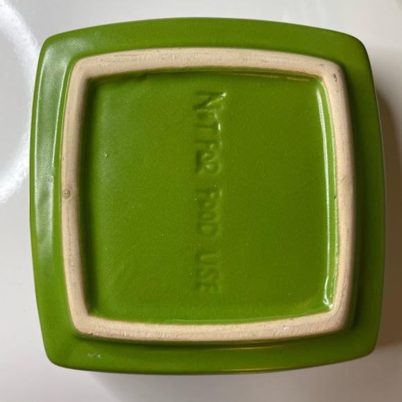 Retired Scentsy Wax Warmer Square Classic Curve Green Rounded Full Size - Picture 7 of 11